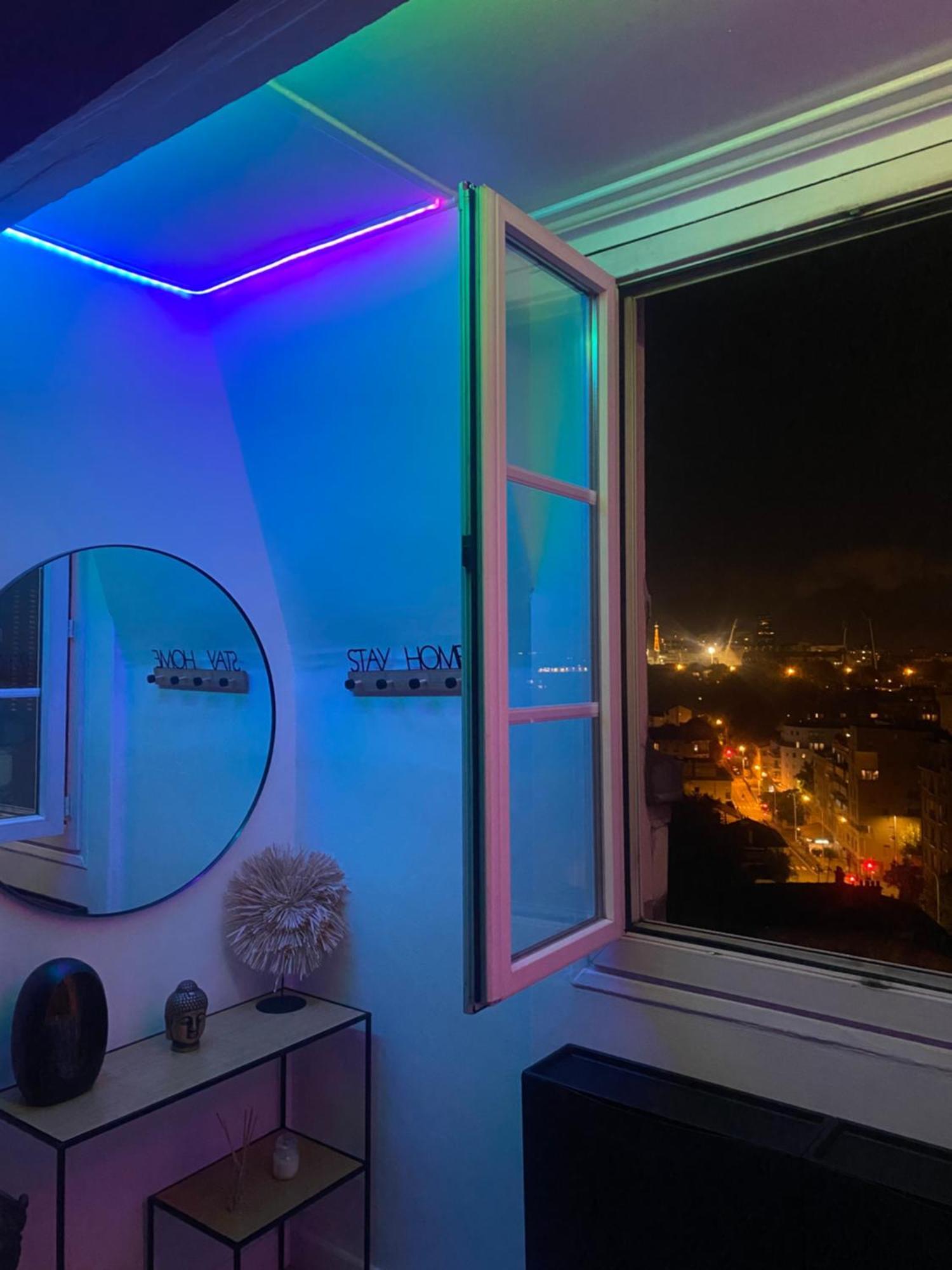 Appartement Vue Tour Eiffel Ligne 14 A Cote De Paris Gentilly Exterior foto